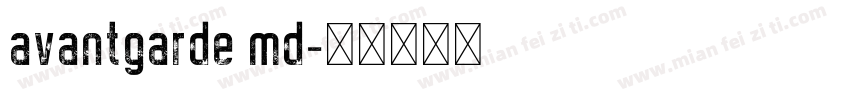 avantgarde md字体转换